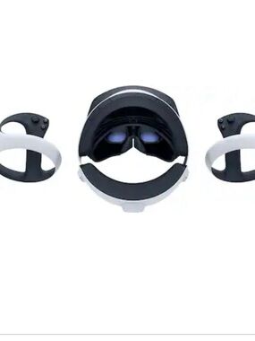 Wireless VR Headset with Dual Controllers - Black & White